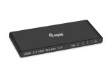Equip HDMI2.0 2-Port Splitter Ultra Slim 4K/ 60Hz    schwarz #1