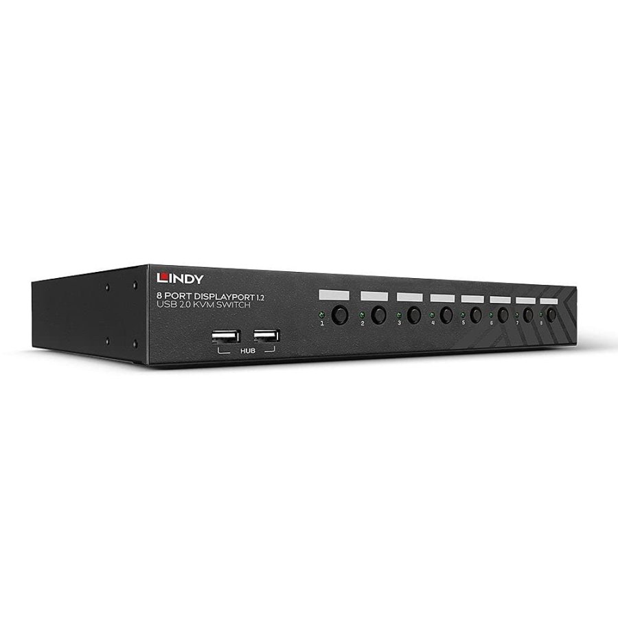 LINDY 8 Port DisplayPort 1.2 & USB 2.0 KVM Switch #1