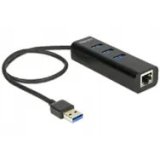 DELOCK USB-HUB 3-Port USB3.0, +1x Gigabit LAN #1