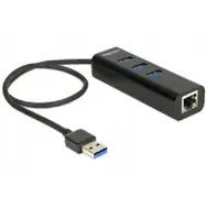 DELOCK USB-HUB 3-Port USB3.0, +1x Gigabit LAN #1