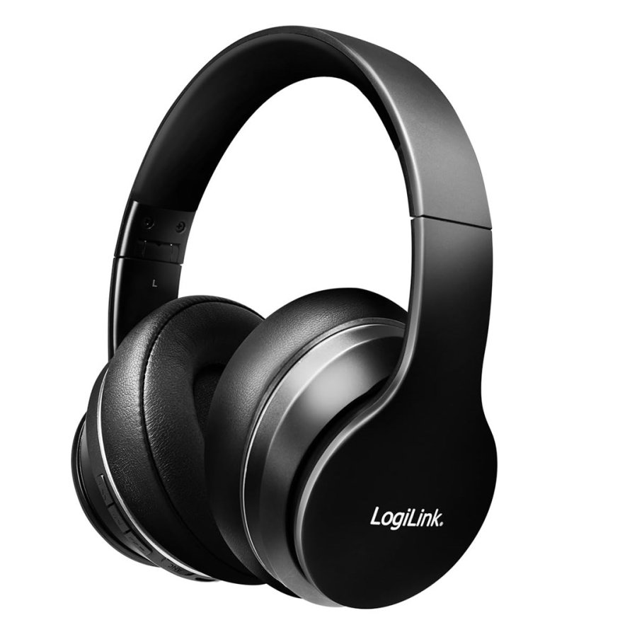 LogiLink BT0053 headphones/headset Wireless Head-band Music Bluetooth Black #1