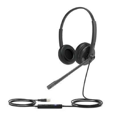 Yealink UH34 Headset Ledningsf�rt Kontor/Callcenter Sort #2