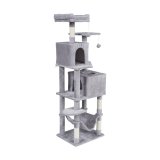 Drapak dla kota 48x40x155 cm , szary, REBEL ANIMALS #1