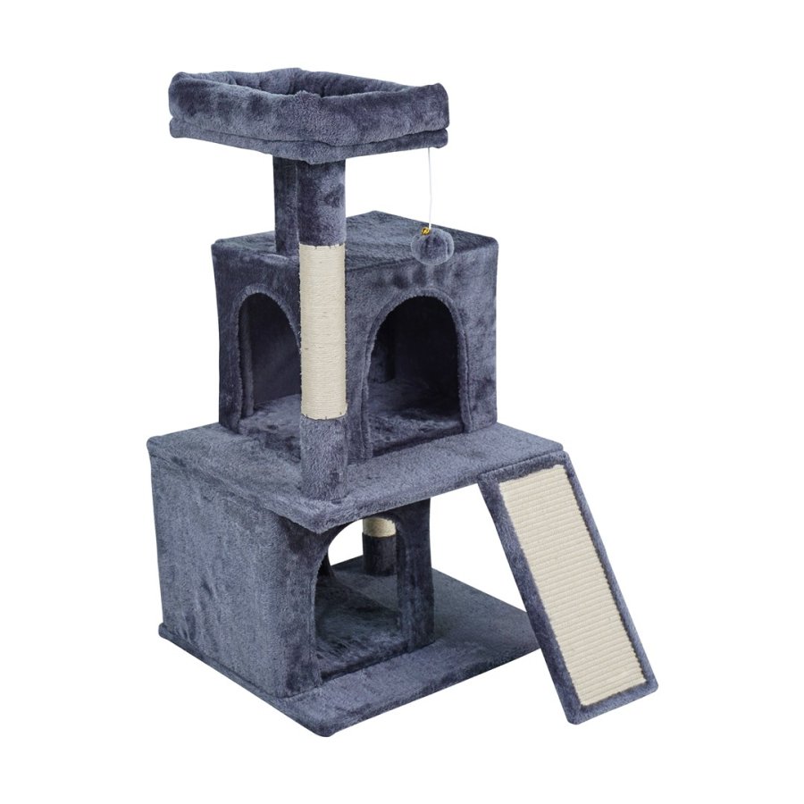 Drapak dla kota 49x46x91 cm , ciemno-szary, REBEL ANIMALS #1