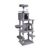 Drapak dla kota 60x49x173 cm , szary, REBEL ANIMALS #1