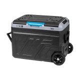 Profesjonalna lodówka turystyczna kompresorowa TEESA z funkcją mrożenia 50L DC12/24 AC 230V, duże koła i solidna rączka , Bluetooth, możliwość zasilania baterią #1