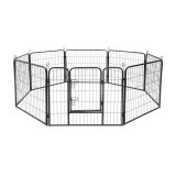 Moduowy kojec dla psa, stalowa zagroda, rozmiar S, 8 paneli 80x60 cm , REBEL ANIMALS #1
