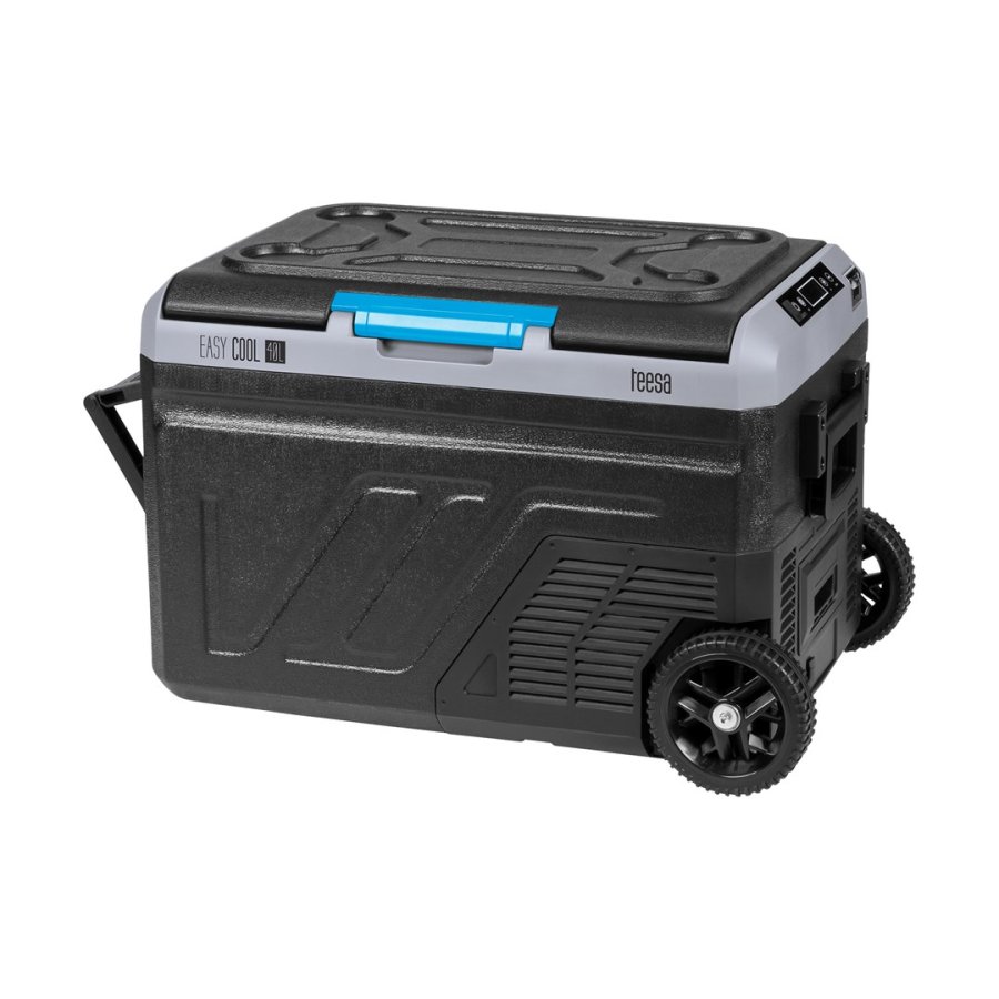 Profesjonalna lodówka turystyczna kompresorowa TEESA z funkcją mrożenia 40L DC12/24 AC 230V możliwość zasilania baterią , duże koła i solidna rączka , Bluetooth, dwie komory #1
