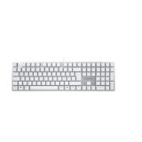 CHERRY KC 200 MX tastatur Universel USB QWERTZ Tysk S�lv, Hvid #2