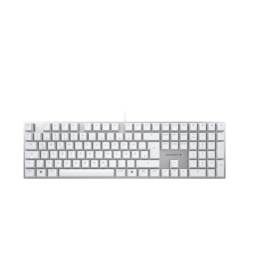 CHERRY KC 200 MX tastatur Universel USB QWERTZ Tysk S�lv, Hvid #2
