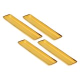 Set of 4 Concerto Ocra Rectangular Trays - Yellow, 32 x 8 cm #1