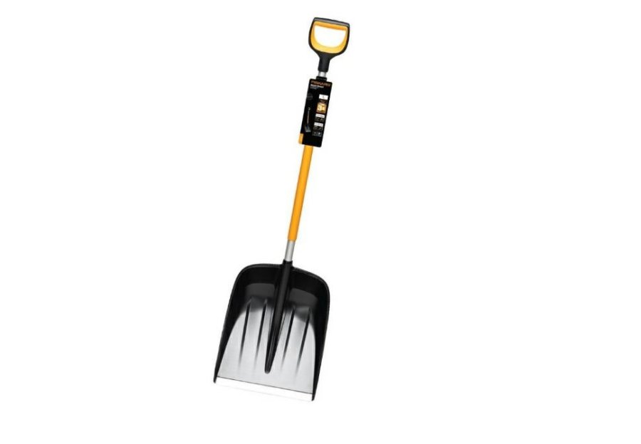 Fiskars 1057177 skovl & spartel Sneskovl Metal Sort, Orange #2