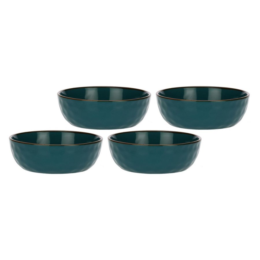 Set of 4 Concerto Ottanio Salad Bowls - Blue-Green, 20 cm #1