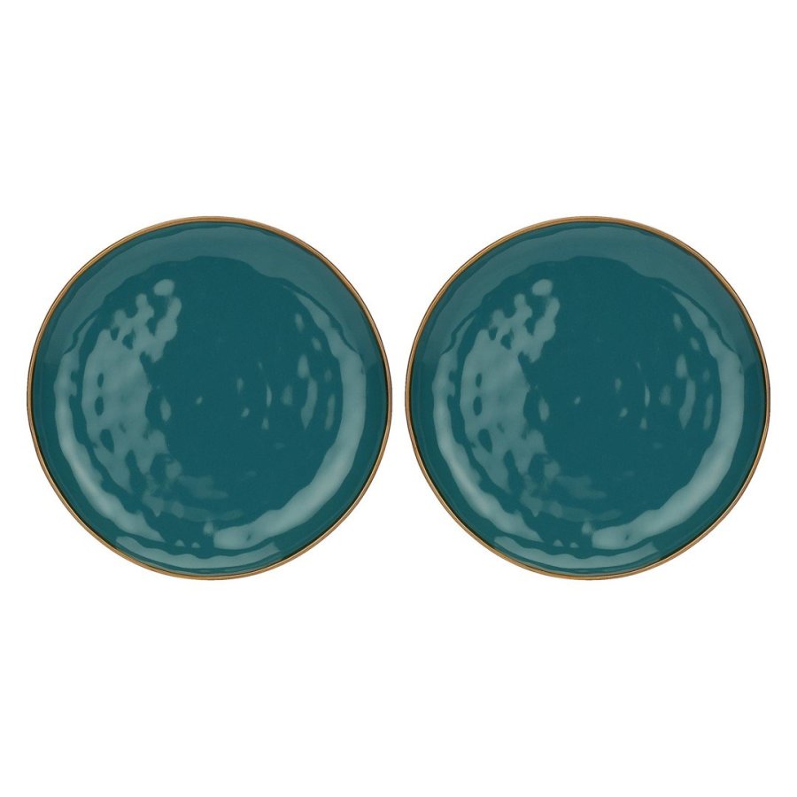 Set of 2 round platters Concerto Ottanio - Blue-green, 32 cm #1