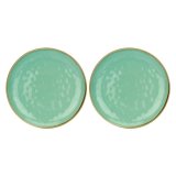 Set of 2 round platters Concerto Verde Acqua - Mint, 32 cm #1