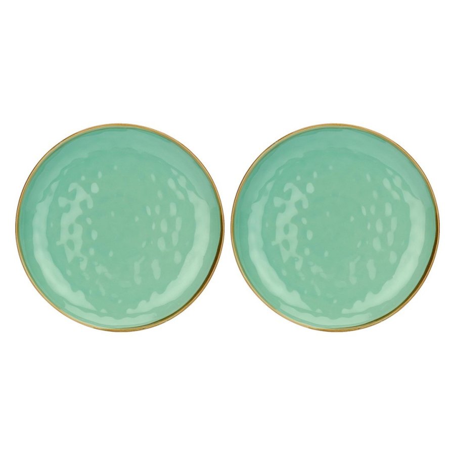 Set of 2 round platters Concerto Verde Acqua - Mint, 32 cm #1