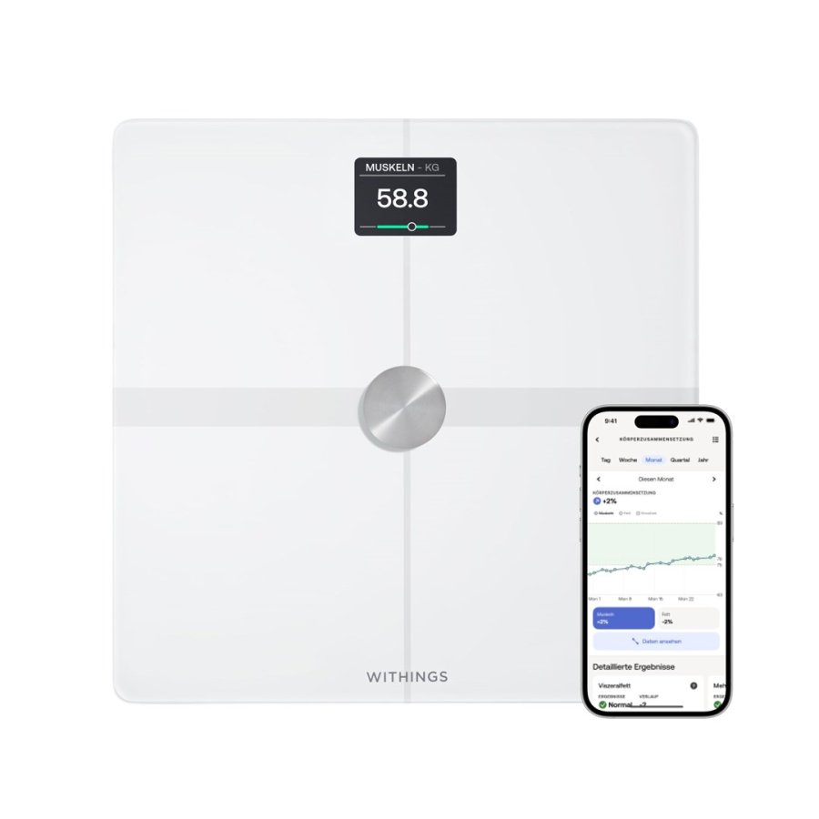 Withings Body Smart Firkant Hvid Elektronisk personlig v�gt #2