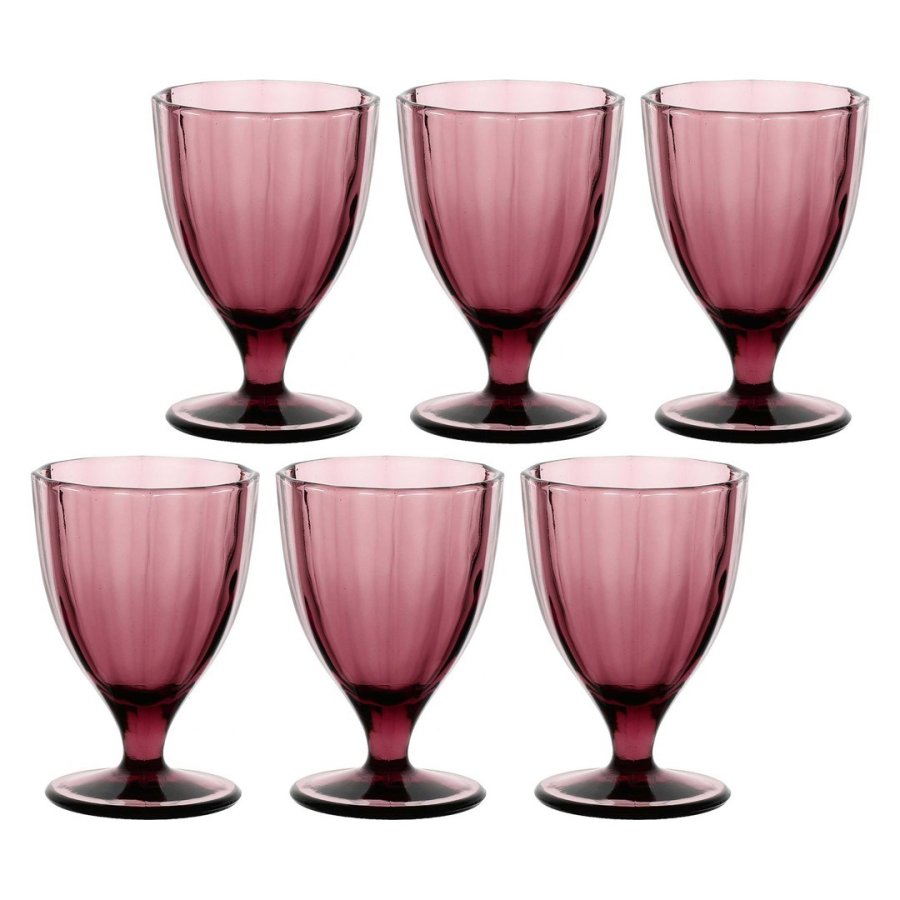 Set of 6 Amami glasses - Purple, 300 ml #1