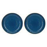 Set of 2 Concerto Blu Avio Round Bowls - Navy Blue, 30 cm #1
