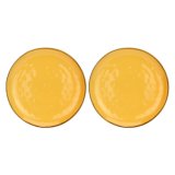 Set of 2 Concerto Ocra Round Platters - Yellow, 32 cm #1