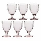 Set of 6 Amami glasses - Light pink, 300 ml #1