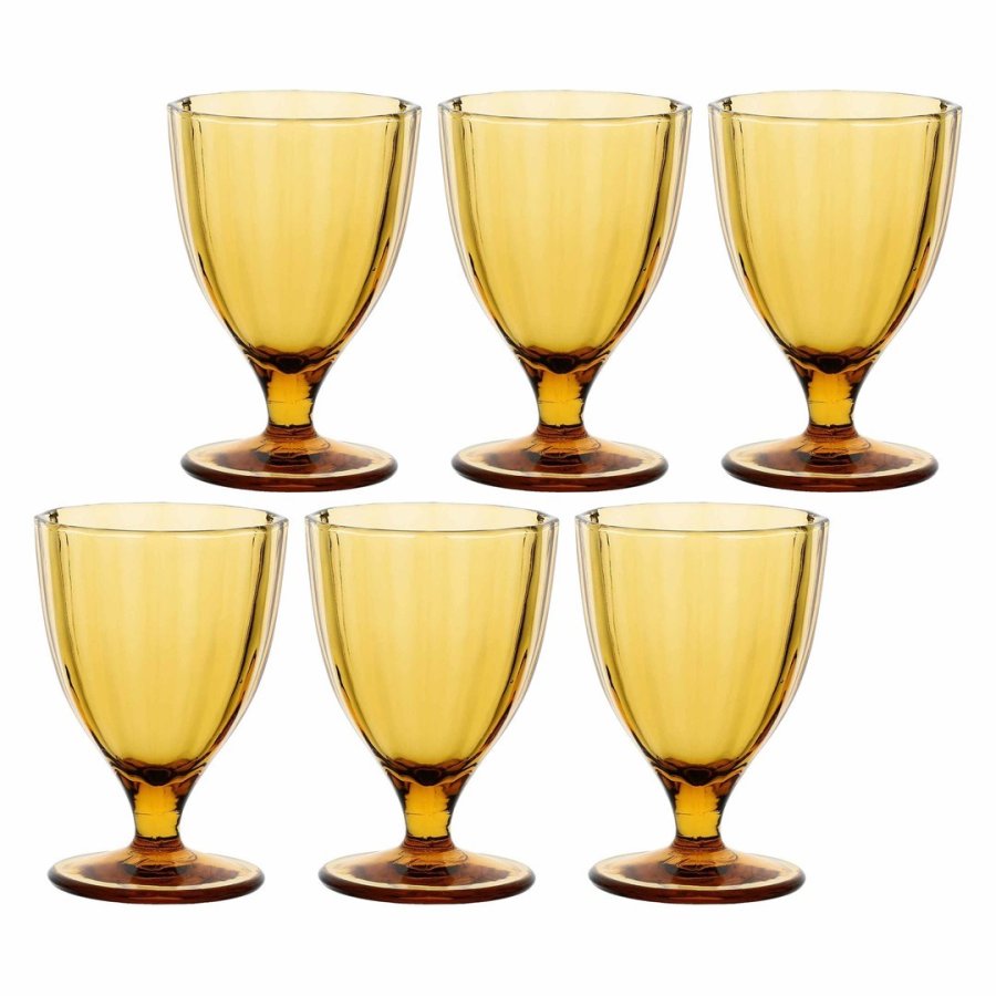 Set of 6 Amami glasses - Amber, 300 ml #1