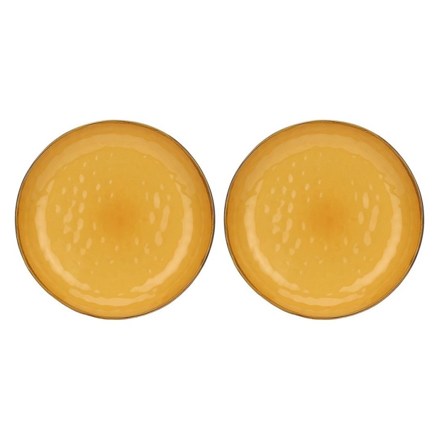 Set of 2 Concerto Ocra Round Bowls - Yellow, 30 cm #1