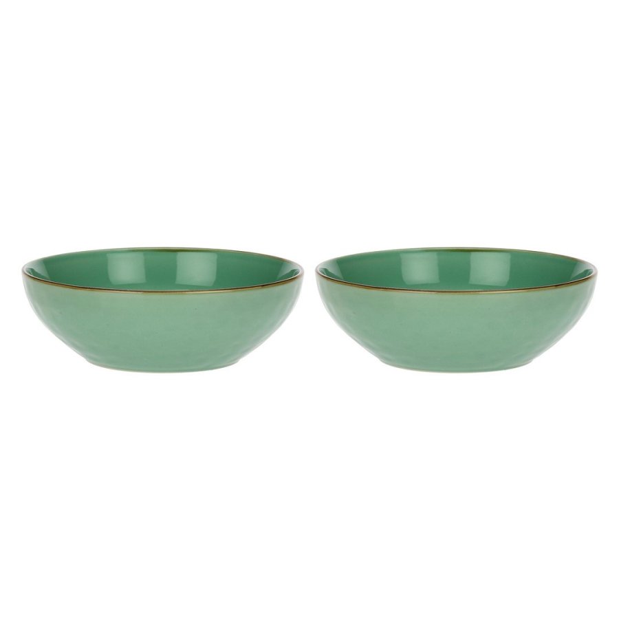 Set of 2 Concerto Verde Acqua Salad Bowls - Mint, 26 cm #1