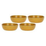 Set of 4 Concerto Ocra Salad Bowls - Yellow, 20 cm #1
