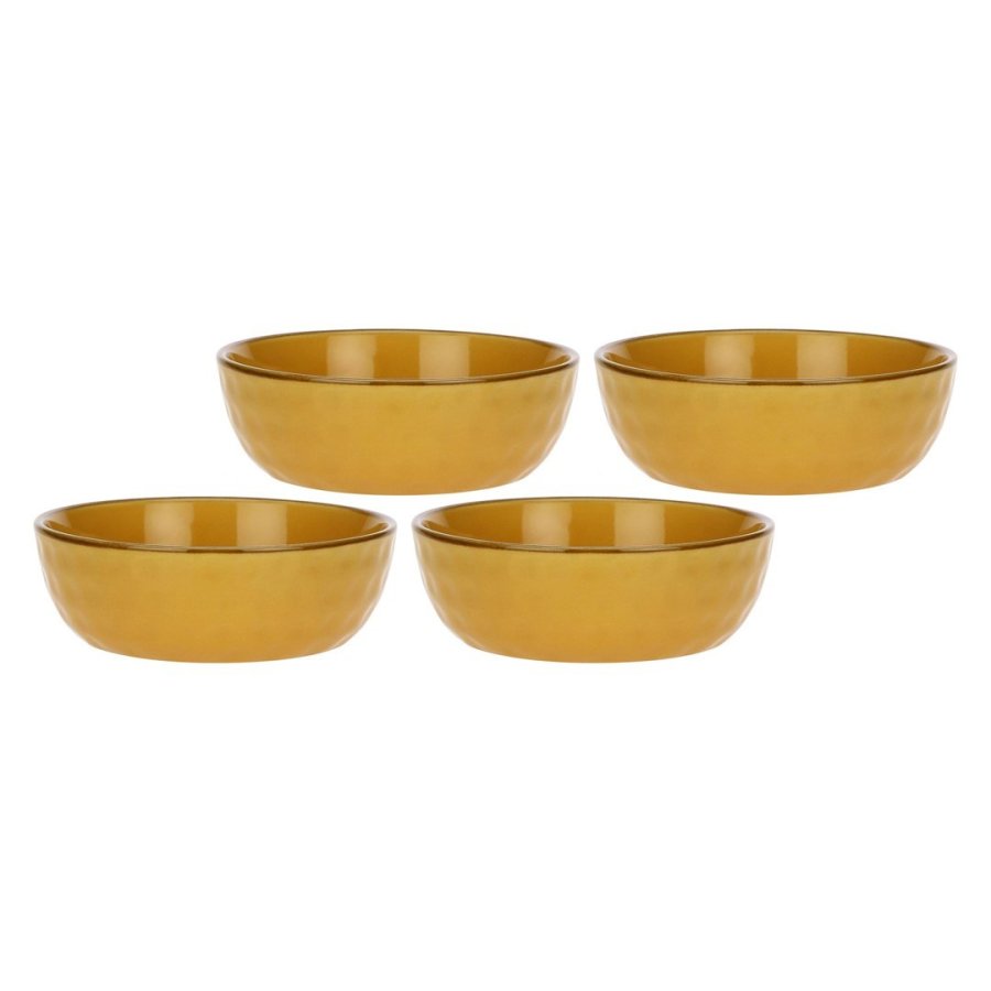 Set of 4 Concerto Ocra Salad Bowls - Yellow, 20 cm #1