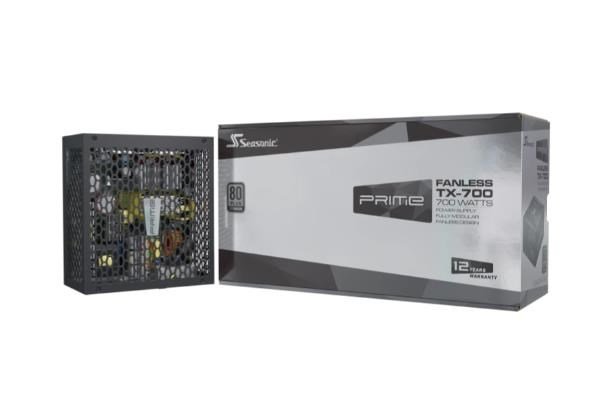 Seasonic PRIME Fanless TX enhed til str�mforsyning 700 W 20+4 pin ATX ATX Sort #2