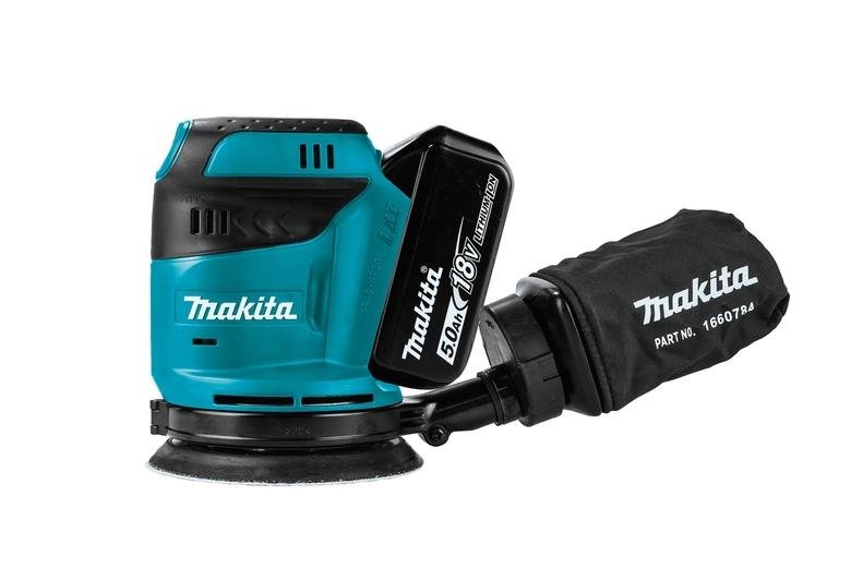 Makita Orbital Sander 18V DBO180RTJ 125/2.8mm 2x5. #1