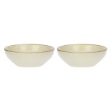 Set of 2 Concerto Avorio Salad Bowls - Ivory, 26 cm #1