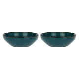 Set of 2 Concerto Ottanio Salad Bowls - Blue-Green, 26 cm #1