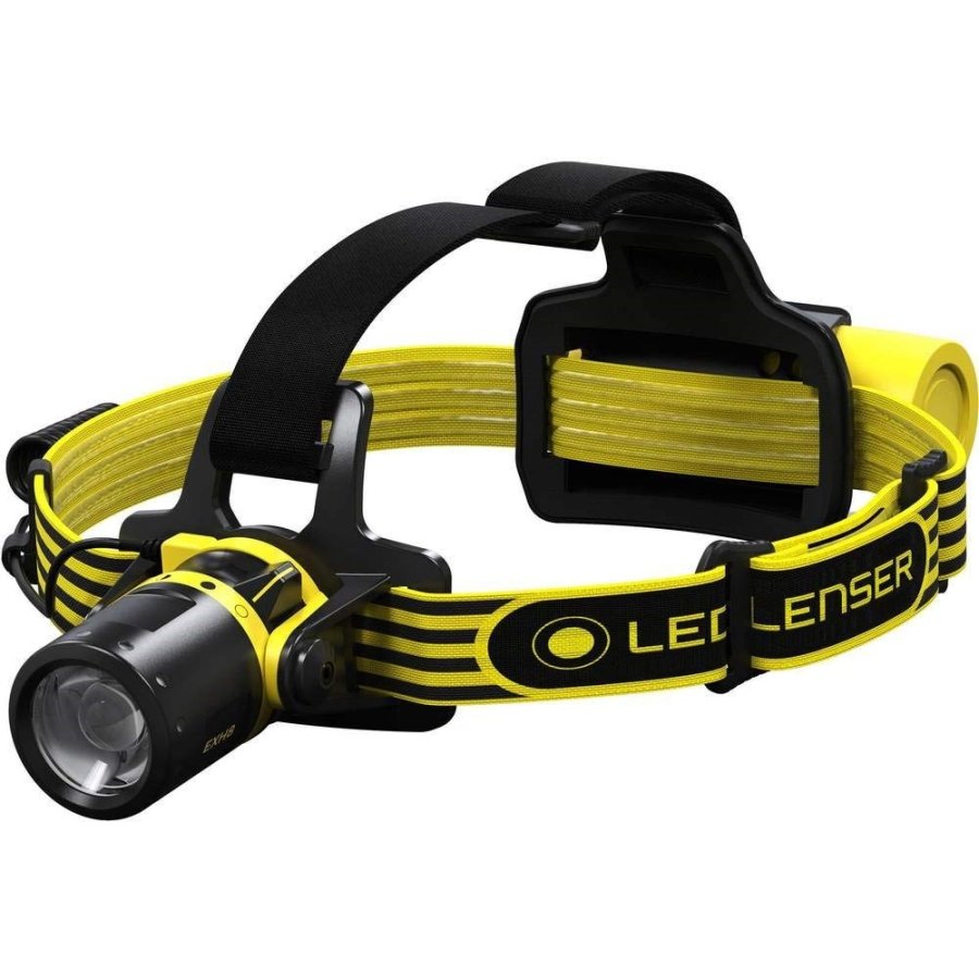 Ledlenser EXH8 Sort, Gul Hovedb�nd lommelygte #2