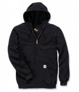 Carhartt Midweight Hooded ZIP Sweatshirt Black #1