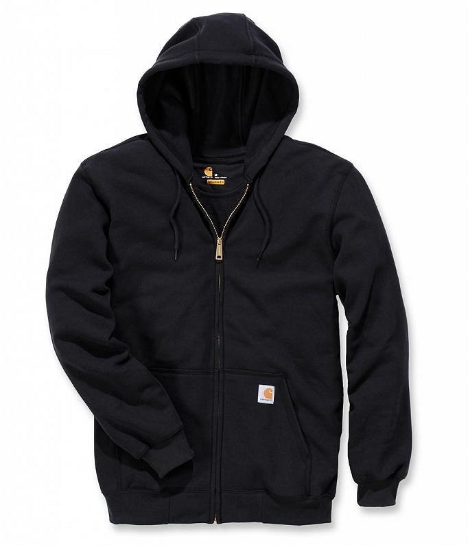 Carhartt Midweight Hooded ZIP Sweatshirt Black #1