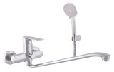 BATH MIXER BENT SPOUT NIL CHROME #1
