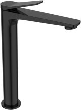 High basin mixer Nestos black gloss #1