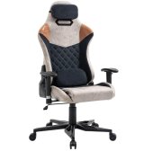 OFFC CHR HAPPYGAME 9301 BLCK/BRWN/BEIGE #1