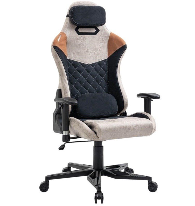 OFFC CHR HAPPYGAME 9301 BLCK/BRWN/BEIGE #1
