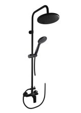 SHOWER SET WITH MIXER BLACK MT COLORADO #1