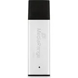 MediaRange MR1902 USB-n�gle 128 GB USB Type-A 3.2 Gen 1 (3.1 Gen 1) Sort, S�lv #2