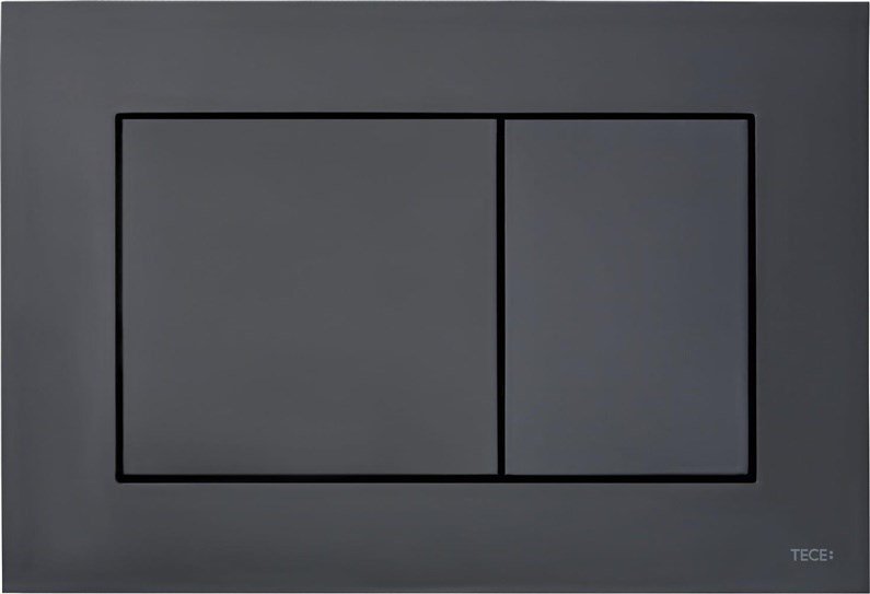 TECENOW TOILET PUSH PLATE MATTE BLACK #1