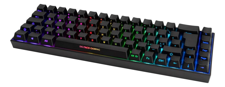 Deltaco Gaming GAM-100-DE tastatur Spil USB + RF Wireless + Bluetooth QWERTZ Tysk Sort #2