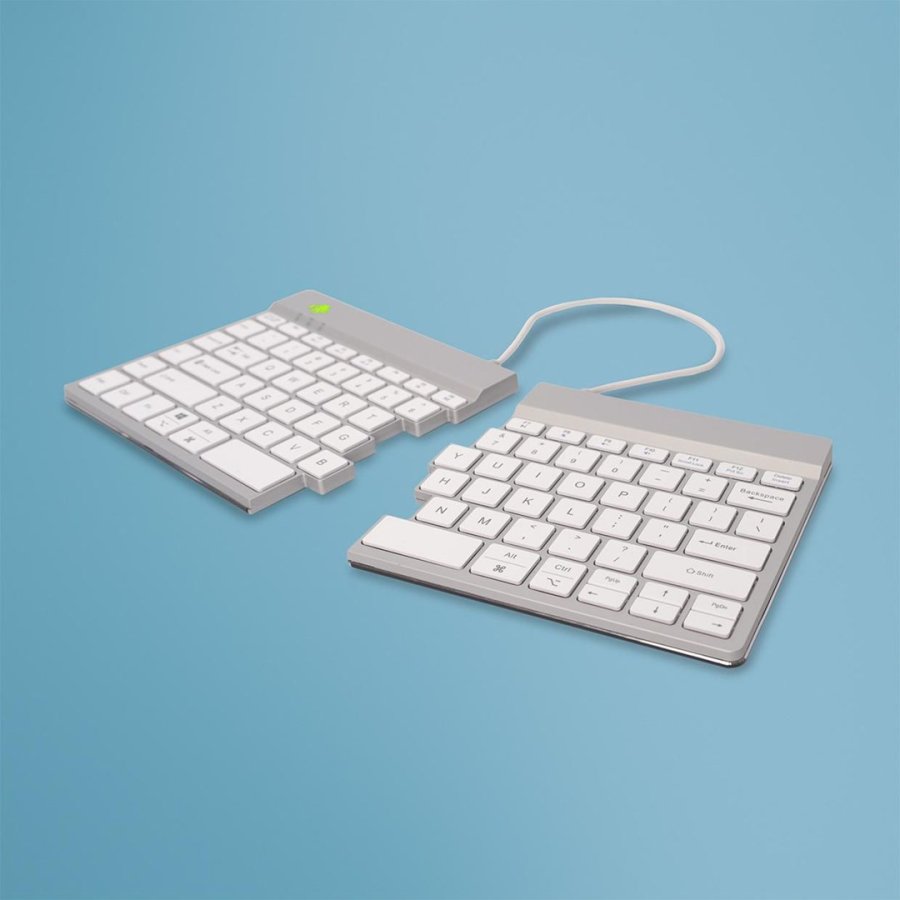 R-Go Tools Ergonomisch toetsenbord R-Go Split Break met pauzesoftware, gesplitst toetsenbord, QWERTY (US), Bluetooth, wit #2