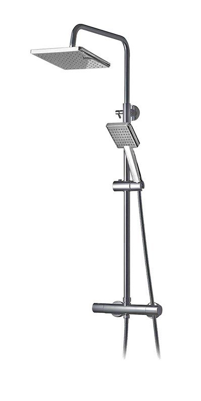 THERMO COLUMN WITH SQUARE SHOWER HEADS #1