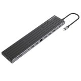 Conceptronic DONN32B dockingstation Ledningsf�rt USB 3.2 Gen 1 (3.1 Gen 1) Type-C Gr�, S�lv #2