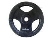 RUBBER PLATE WITH HANDLE CUT 15KG #1