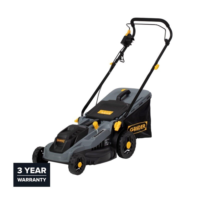 LAWN MOVER CORDED 1600W 38CM GRUNDER #1
